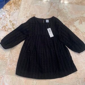 Old Navy black dress silver accents